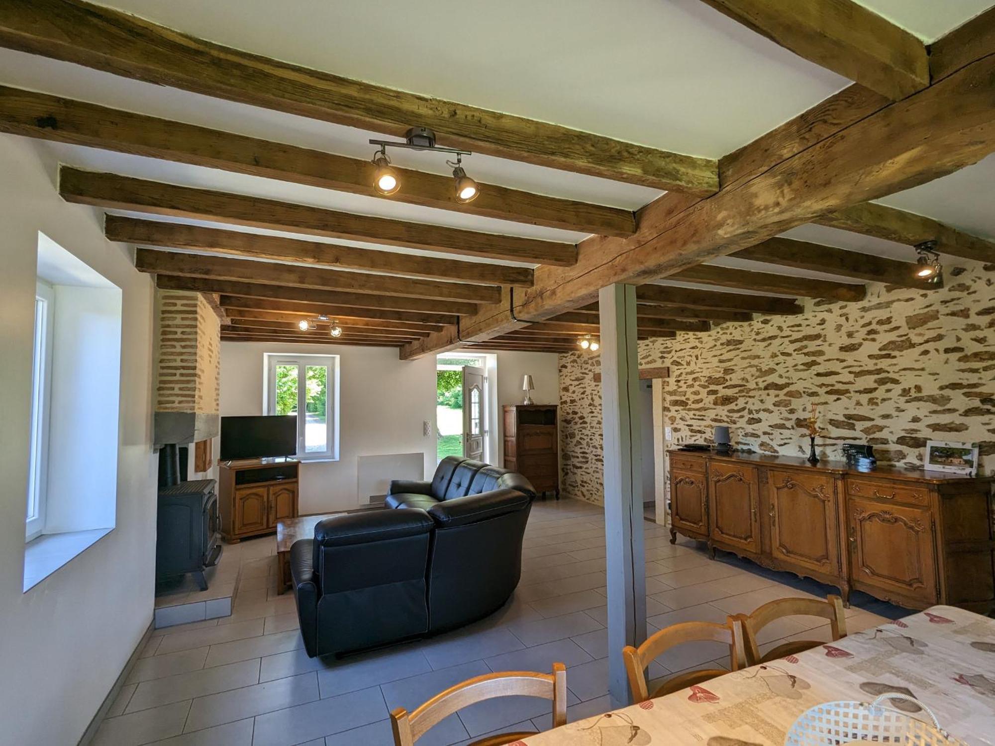 Grande Ferme Renovee Avec Jardin Et Loisirs A Proximite - Fr-1-591-155 Villa Pouligny-Notre-Dame Eksteriør billede