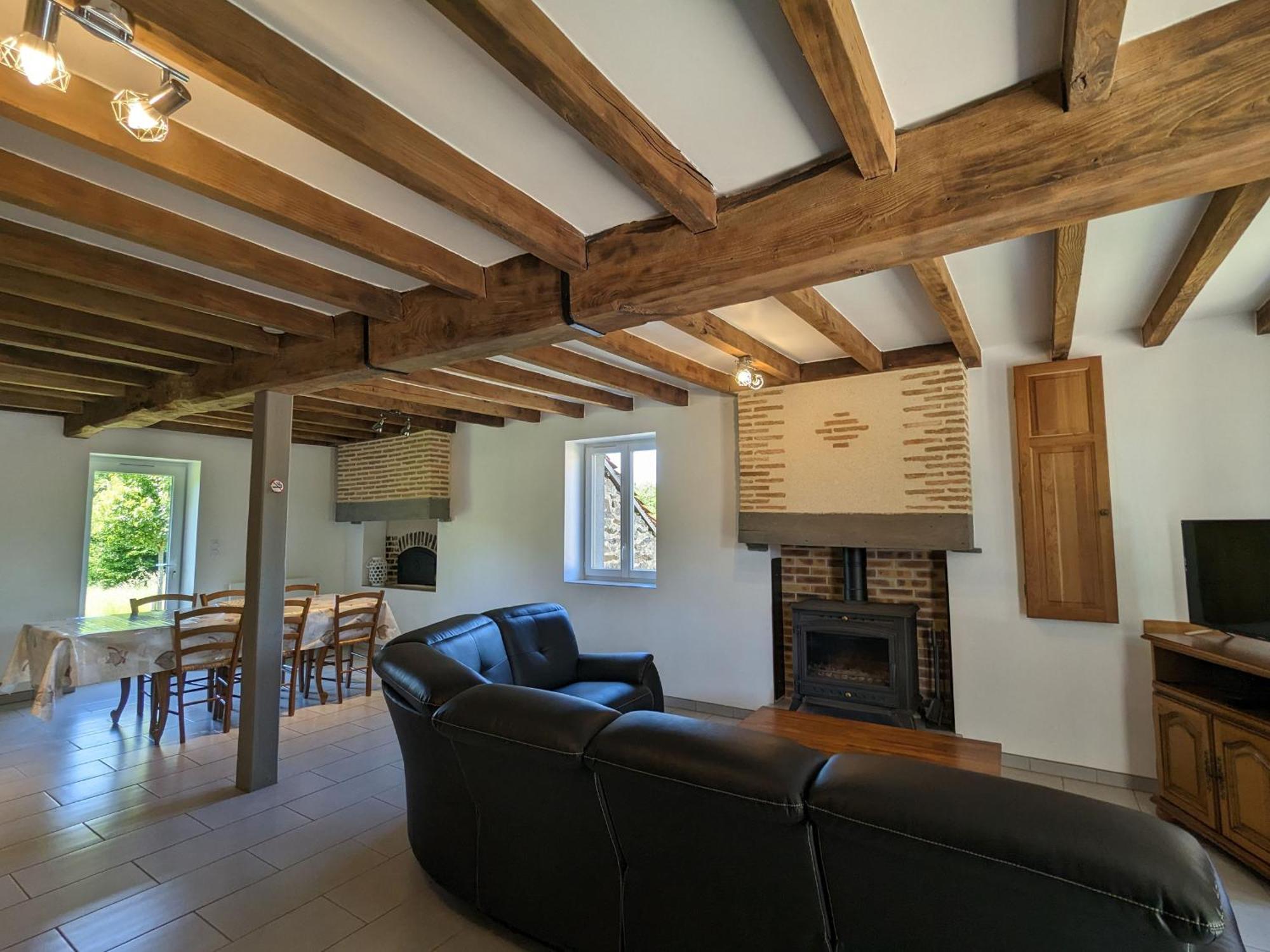 Grande Ferme Renovee Avec Jardin Et Loisirs A Proximite - Fr-1-591-155 Villa Pouligny-Notre-Dame Eksteriør billede
